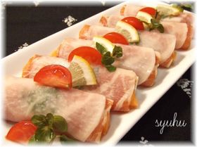 お正月・簡単おせち柿のイタリアンなます